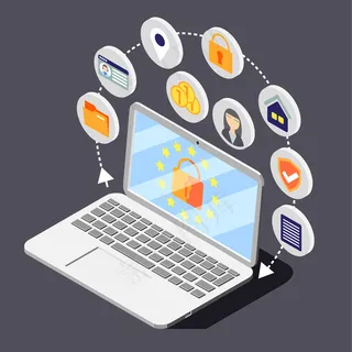 个人数据保护gdpr等角图