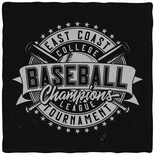 复古标签设计，深色背景上刻字。t恤设计。