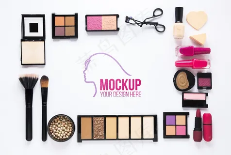 上图化妆品布置图