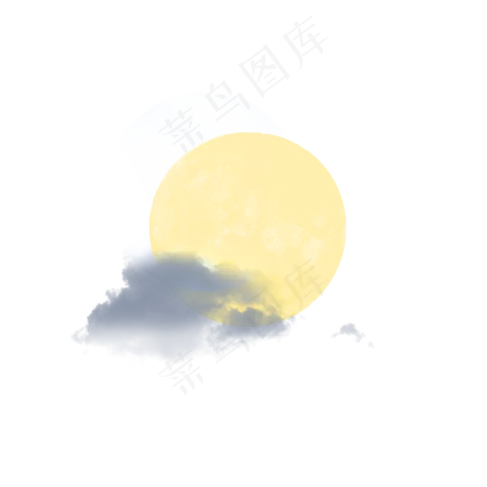 中秋节云月(2000*2000px 300 dpi )psd模版下载