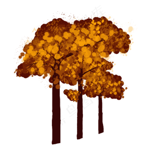 24节气之立秋-树木可商用元素