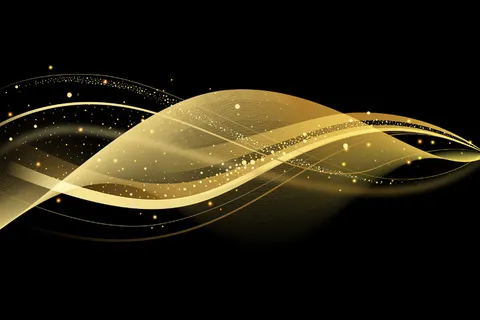 闪亮的波浪背景