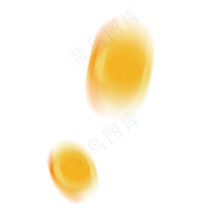 两个飞舞的金色硬币(2000X2000(DPI:300))psd模版下载