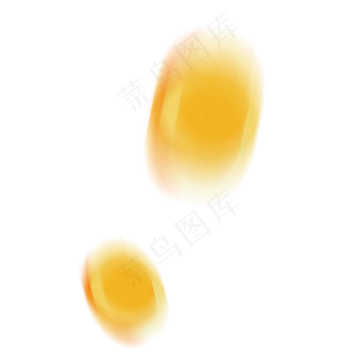 两个飞舞的金色硬币(2000X2000(DPI:300))psd模版下载