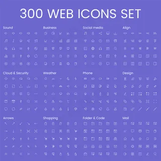 计算机图标向量集