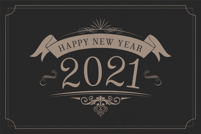 年份背景2021年新年