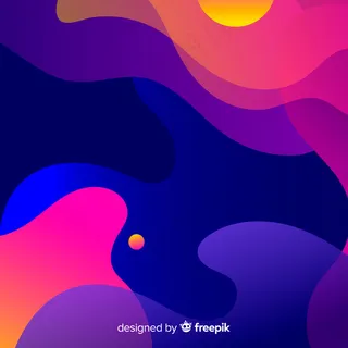 抽象彩色流形背景设计