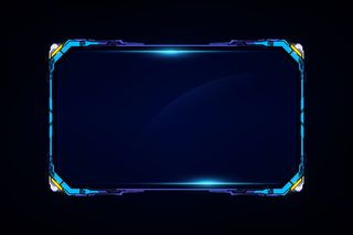 抽象技术科幻全息框架模板设计背景