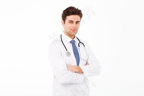 一位年轻男性医生的画像