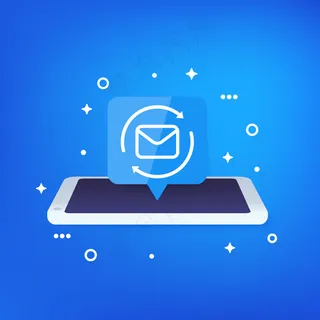 使用手机重新发送邮件图标