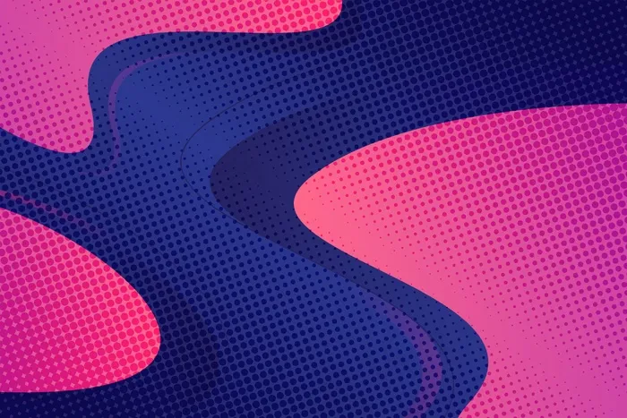 抽象半色调效果背景eps,ai矢量模版下载