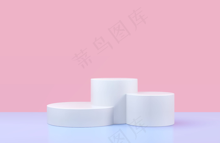 圆形讲台、台座或平台，化妆品展示的背景。eps,ai矢量模版下载