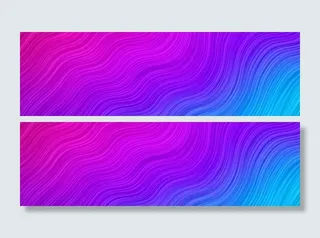 波浪抽象背景。条纹图案壁纸。横幅banner封面