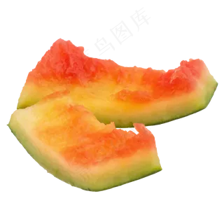 水果西瓜皮垃圾