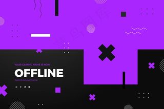 离线抽搐横幅banner模板