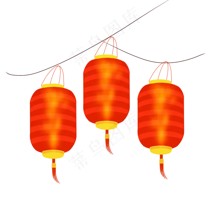 中秋节喜庆灯笼素材(2000X2000(DPI:300))psd模版下载