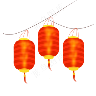 中秋节喜庆灯笼素材