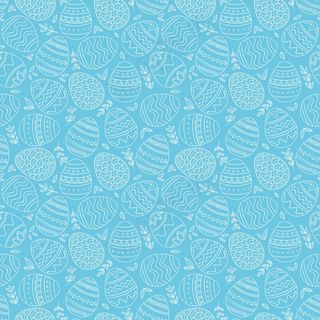 手绘复活节图案