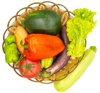 编织筐绿色蔬菜合集