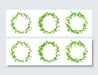 常春藤圆框攀爬藤蔓