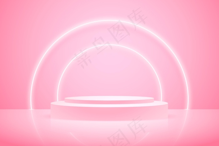 具有几何 3d 形状的讲台壁纸eps,ai矢量模版下载