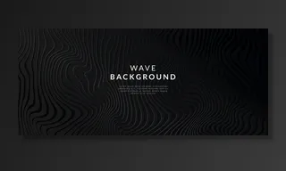 抽象白线波背景