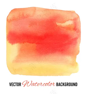 手绘水彩画背景。