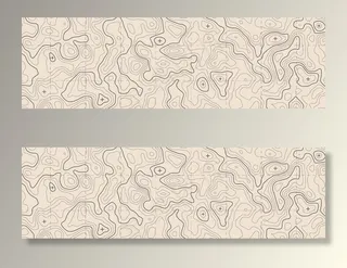 地理地形图网格