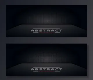 抽象的深色背景、壁纸、横幅banner黑色现代设计技术