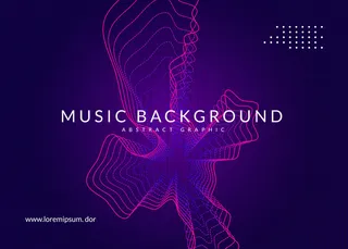 渐变派对背景，动态流畅的形状和线条。