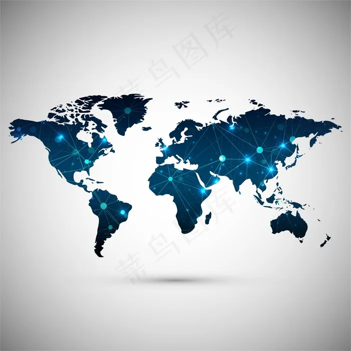 现代世界地图背景eps,ai矢量模版下载