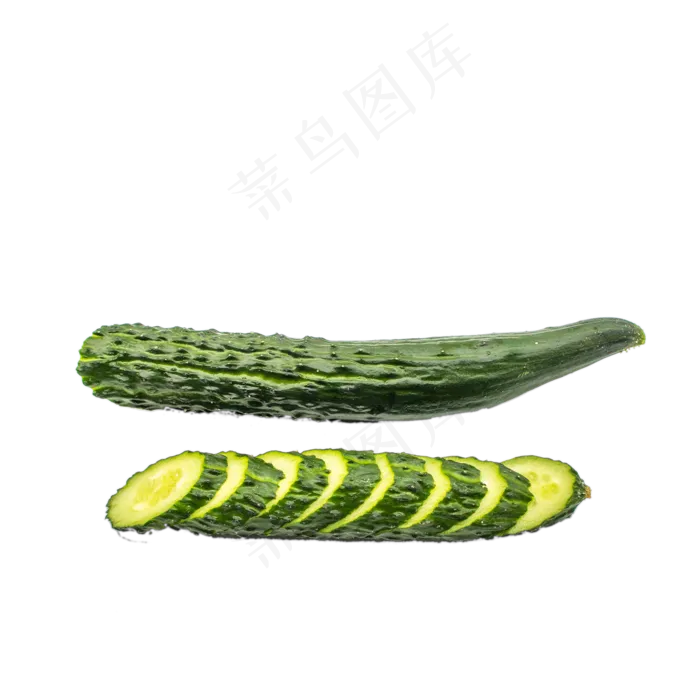 绿色蔬菜黄瓜(2000X2000(DPI:300))