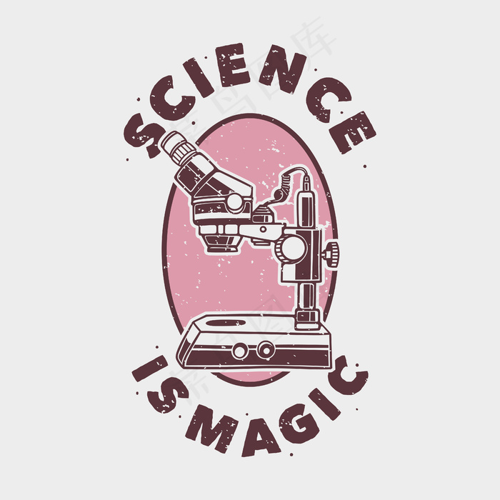 老式口号排版科学是神奇的