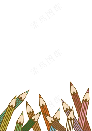 教师节手绘彩色铅笔