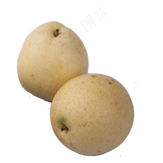 新鲜的梨子免抠图