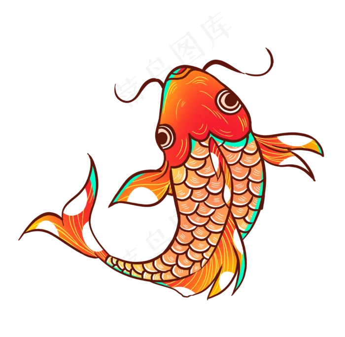 2021牛年金鱼锦鲤(2000X2000(DPI:300))