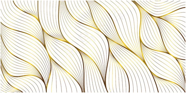 金饰叶图案背景