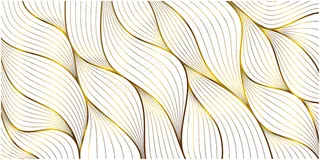 金饰叶图案背景