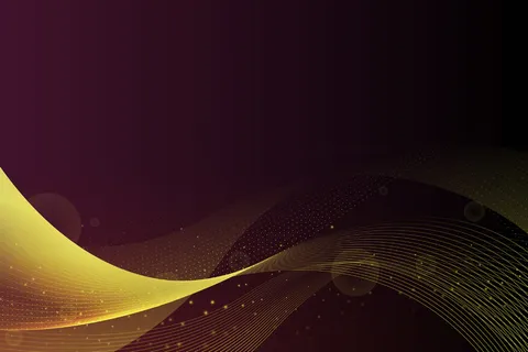 闪亮的金色波浪背景