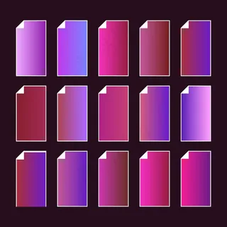 时尚的紫粉色调色板。