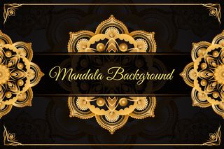 豪华曼荼罗背景