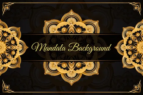 豪华曼荼罗背景 豪华曼荼罗背景