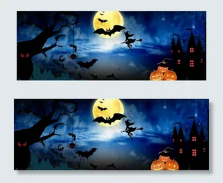 万圣节另类恐怖banner