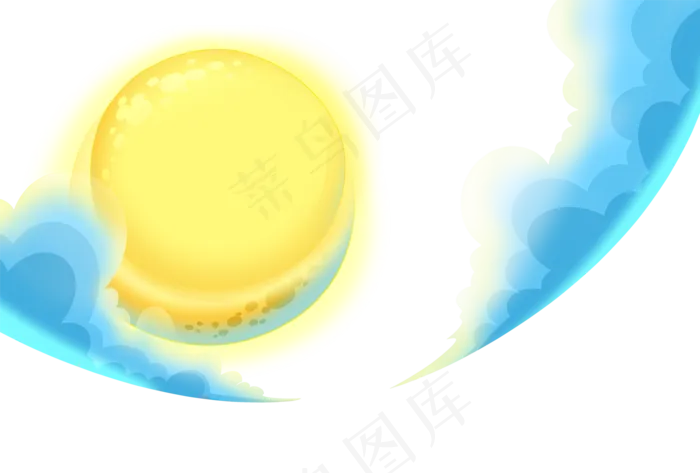 云彩星空月亮(2000X1351(DPI:300))psd模版下载