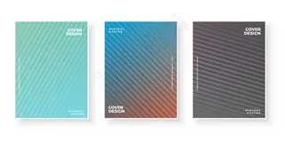 彩色渐变封面，带有现代抽象背景