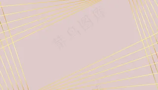 粉彩背景，金色线条设计