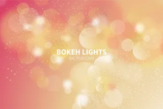 背景为金色波基灯