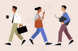 人们重新开始工作