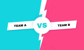 现代与战争背景。与闪电战标题。选手、拳击手或球队之间的比赛。插图。