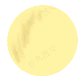 一大个黄色的明月